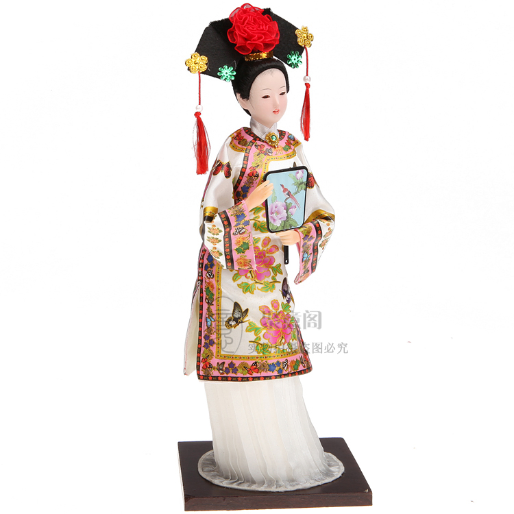 Chinese Square brand China Doll Doll Silk person Ladies character Decoration Qing Princess Home Decorin the Arts and crafts , Folk arts and crafts Features , Silk person category - from Buy2taobao.com to provide professional Taobao agent buy service