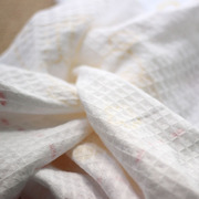 品质外贸纯棉双层蜂巢纱布婴幼，儿童浴巾宝宝卡通纱布浴巾盖毯