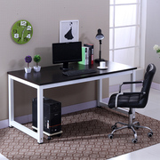 钢木桌电脑桌台式桌家用简约书桌办公桌写字台笔记本电脑桌可定制