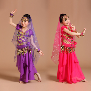 少儿61演出服装肚皮舞女童表演服装儿童印度舞演出服装2024