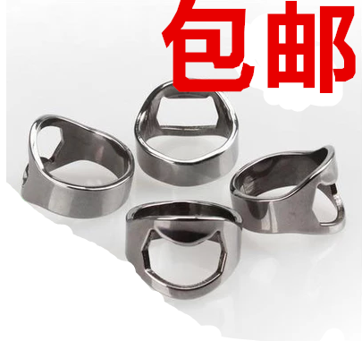 包邮 酷炫戒指开瓶器 啤酒起子 手指开瓶器 不锈钢色|ruв категории посуда, до дна/бокал/вино, открывалка - от Buy2taobao.com для оказания профессиональной услуги покупки агента Taobao