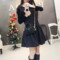 上下架计划:2014新品秋冬款韩版修身气质淑女长袖打底衫毛呢冬季连衣裙加厚潮