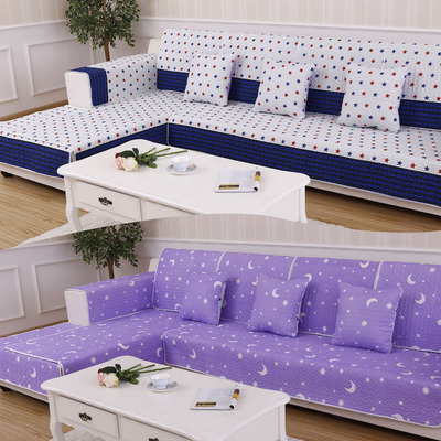 双面冬季沙发垫布艺四季沙发垫坐垫时尚防滑沙发套欧式沙发巾