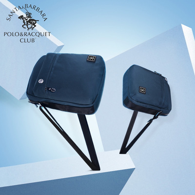 圣大保罗polo 男士单肩包男包斜挎包 防泼水尼龙2017新款休闲布包