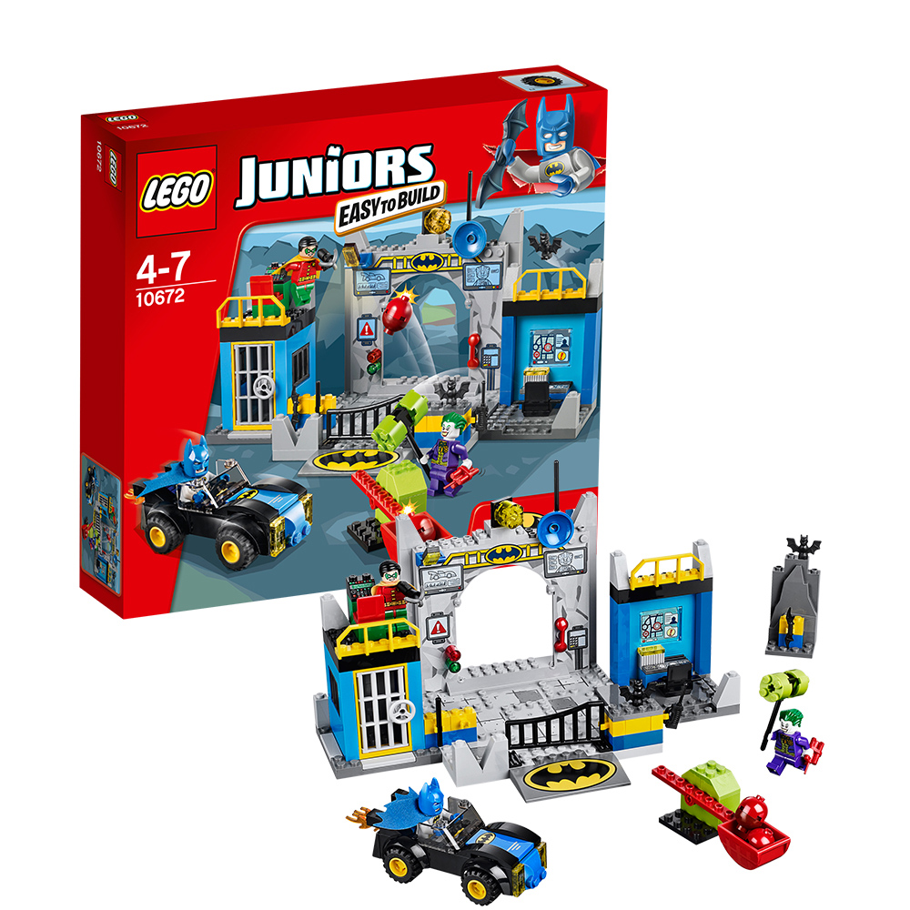 乐高小拼砌师10672保卫蝙蝠洞LEGO JUNIORS 积木玩具拼搭益智趣味