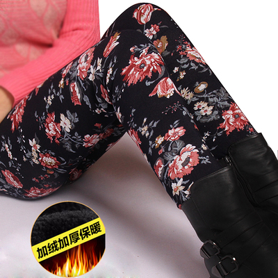 保暖裤大码棉裤加绒加厚中老年打底裤外穿冬天