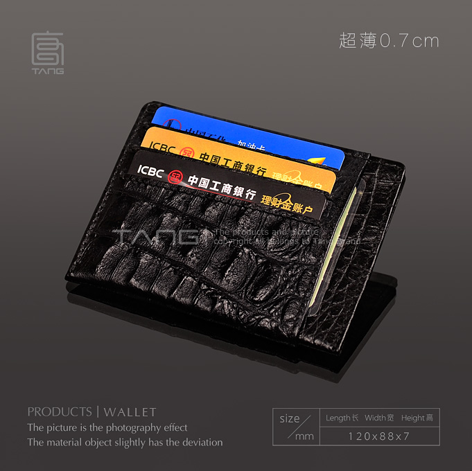 TANG头层真牛皮鳄鱼纹超薄银包钱包零钱包证件包驾驶证包WA181|msdalam kategori beg sukan/pakej luar/Fitting, kad dompet, Wallet - dari Buy2taobao.com untuk memberikan perkhidmatan ejen Taobao profesional membeli