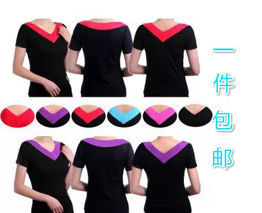 new pattern square dance clothing thickening V. Short sleeved shirt Dance costume modal Yoga suit Bodybuilding Uniformsin the Sports/Yoga/Fitness/Fans supplies , Dance/Aerobics/Gymnastics , Latin , Latin Dance Set category - from Buy2taobao.com to provide professional Taobao agent buy service
