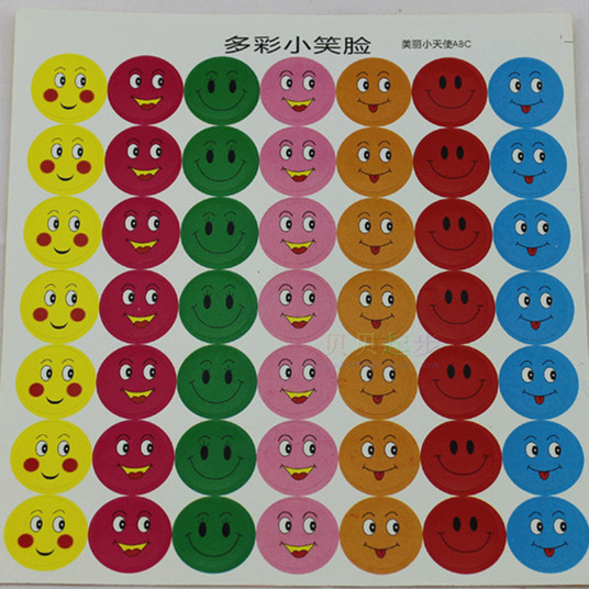 幼儿园奖励贴纸 好孩子表扬贴纸 不干胶贴纸 儿童多彩笑脸贴纸|msdalam kategori Toy/bayi/teka-teki/blok bangunan/model, Pembelajaran awal/mainan pintar, pelekat - dari Buy2taobao.com untuk memberikan perkhidmatan ejen Taobao profesional membeli