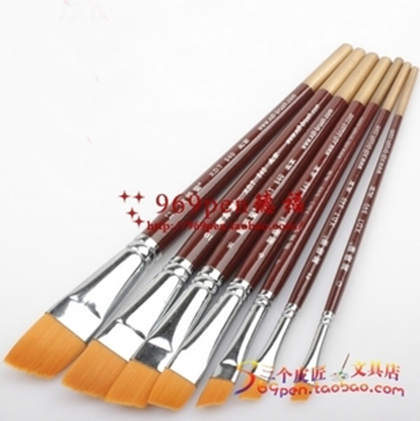 Church pavilion was X.D.T Nylon wool Brush Pen 840 Short pole oblique peak 7 suit nylon Crude oil paint brushin the Electronic Dictionary/Electronic paper book/Stationery , Painting tools/Painted wood/Calligraphy Supplies , Gouache/Watercolor/Canvas special pen category - from Buy2taobao.com to provide professional Taobao agent buy service