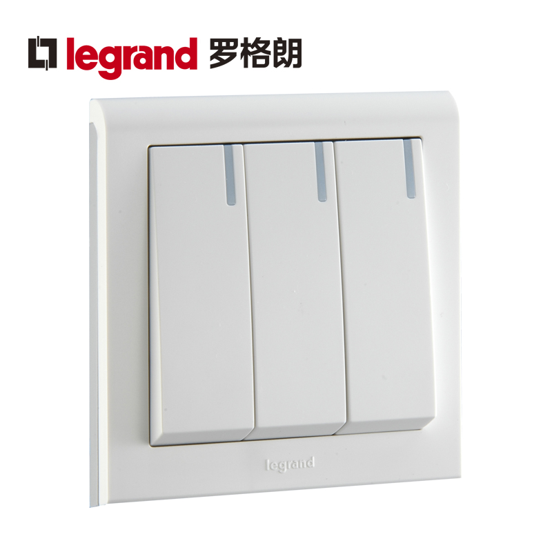 TCL Legrand switch socket Big brands K5 series Three open Double control LIGHT Wall switch quality goodsin the Electronic/Electrician , Switch , Dual control switch category - from Buy2taobao.com to provide professional Taobao agent buy service