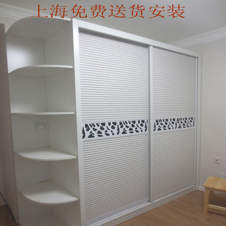 Shanghai Package Installation major customized Louvered doors Plate wardrobe modern Simplicity Sliding door cabinet Whole armoire Special Offerin the Residential furniture , Cabinet , Wardrobe category - from Buy2taobao.com to provide professional Taobao agent buy service