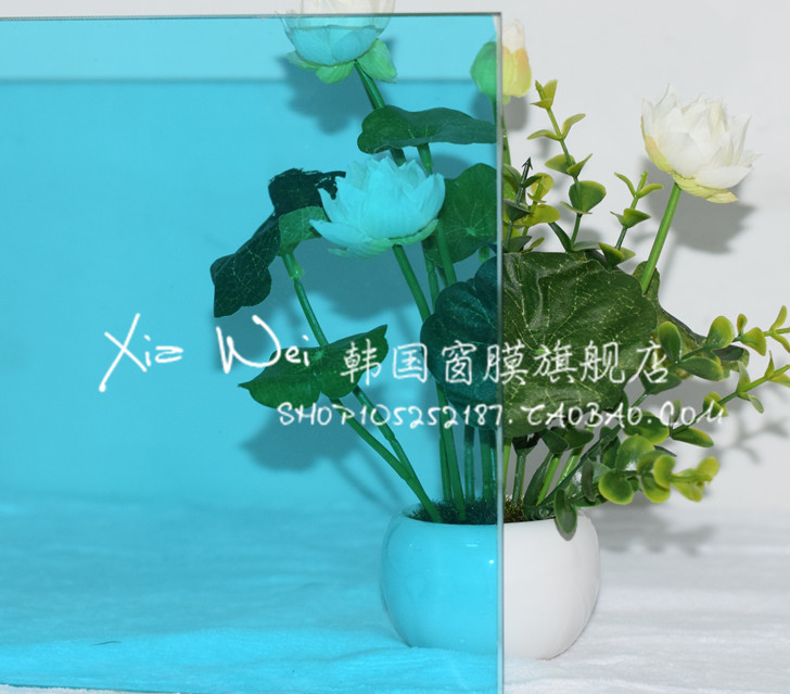 浅蓝色可定制自带胶窗纸餐厅卫生间浴室橱窗阳台双向透视玻璃贴膜|msdalam kategori Aksesori rumah, pelekat, jubin seramik/kaca pelekat - dari Buy2taobao.com untuk memberikan perkhidmatan ejen Taobao profesional membeli