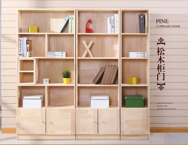 包郵特價實木書櫃書架簡約儲物櫃收納櫃單個書櫃松木杉木 可定制在類目 住宅傢俱, 櫃類, 書櫃, 組合書櫃中 - 來自Buy2taobao.com提供專業的淘寶代購服務
