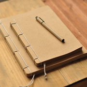 Otaku-复古手工线装本 牛皮纸空白内芯仿古笔记本记事本素描本