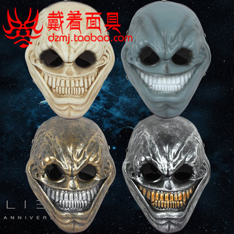 珍藏版万圣节Payday2主题珍藏版游戏cosplay收获日2异形树脂面具|msdalam kategori mod main/animasi/Zhou Bian/cos/permainan papan, Parti/Magic Supplies, alat pihak/hiasan, topeng - dari Buy2taobao.com untuk memberikan perkhidmatan ejen Taobao profesional membeli
