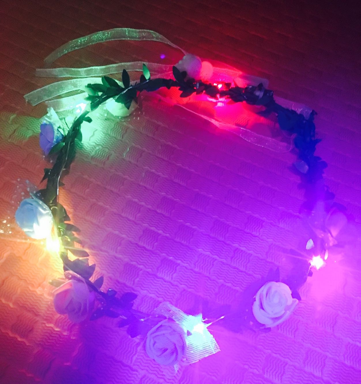 Colorful luminescence Flicker Garland Use High brightness LED Energy-saving lights full 200 elementin the Play mode/Anime/Periphery/cos/Board games , Meet/Magic Supplies , Gathering tools/Decoration , Gathering decorative headband category - from Buy2taobao.com to provide professional Taobao agent buy service