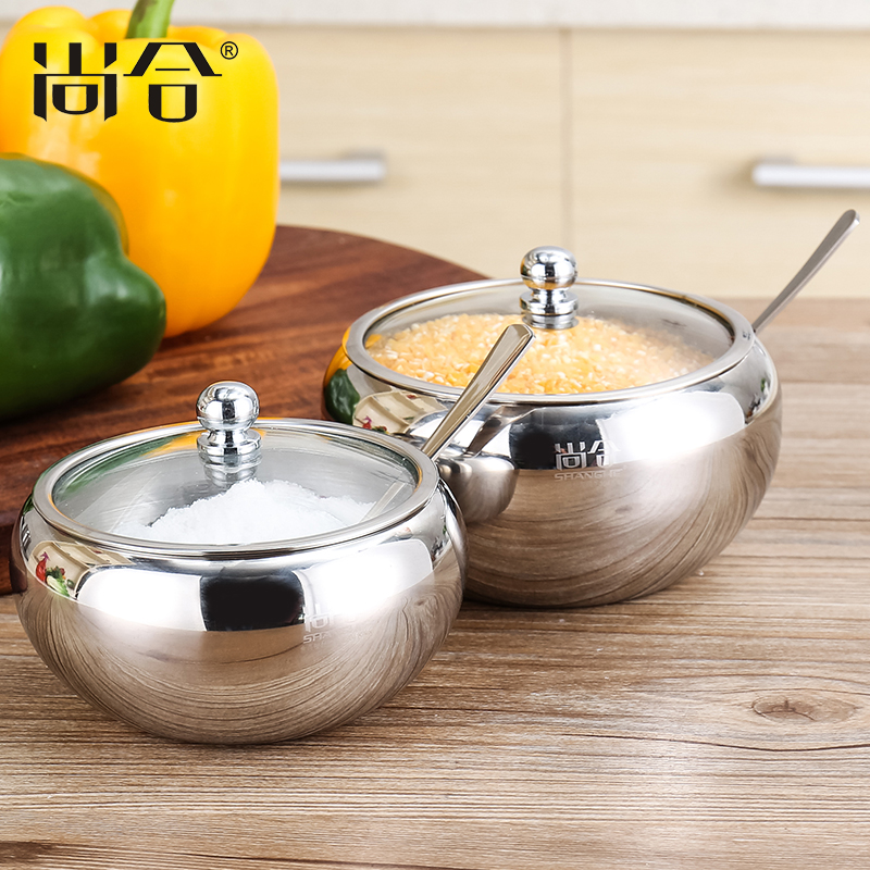 Still together 304 Stainless steel Cruet Glass Caster household Seasoning Box Kitchen Salt shaker singlein the Kitchen/Cooking utensils , Kitchen Gadgets/Kitchen storage , Storage jars/Kitchen storage containers , Seasoning bottles category - from Buy2taobao.com to provide professional Taobao agent buy service