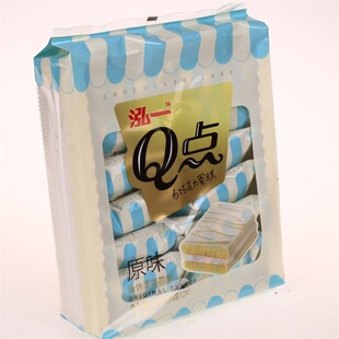 弘一 Q点白巧克力蛋糕巧克力涂层 原味蛋黄派