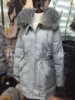 2015韩版oshiliey大毛领羽绒服，女中长款修身加厚大码孕妇