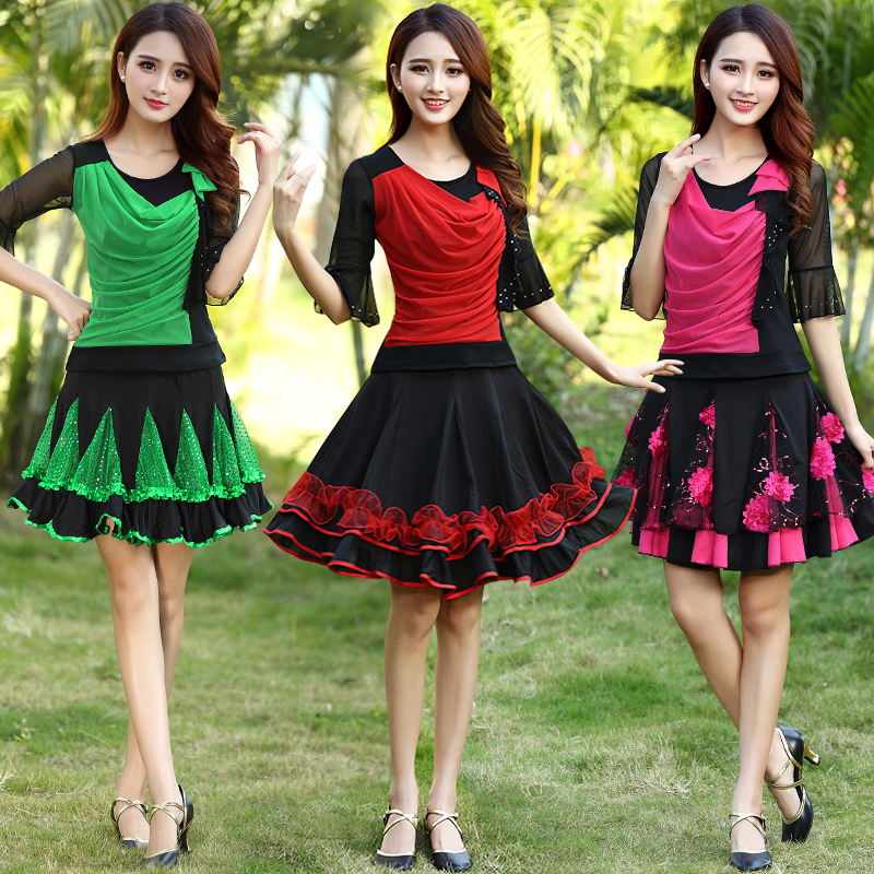 Spring and summer square dance New fashion suit show jacket skirt Two piece set Middle and old age Dance costume New productsin the Sports/Yoga/Fitness/Fans supplies , Dance/Aerobics/Gymnastics , Square Dance , Square Dance Set category - from Buy2taobao.com to provide professional Taobao agent buy service