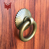 铜拉环中式仿古纯铜家具柜门圆环，简约铜环抽屉，中药柜橱柜拉手把手