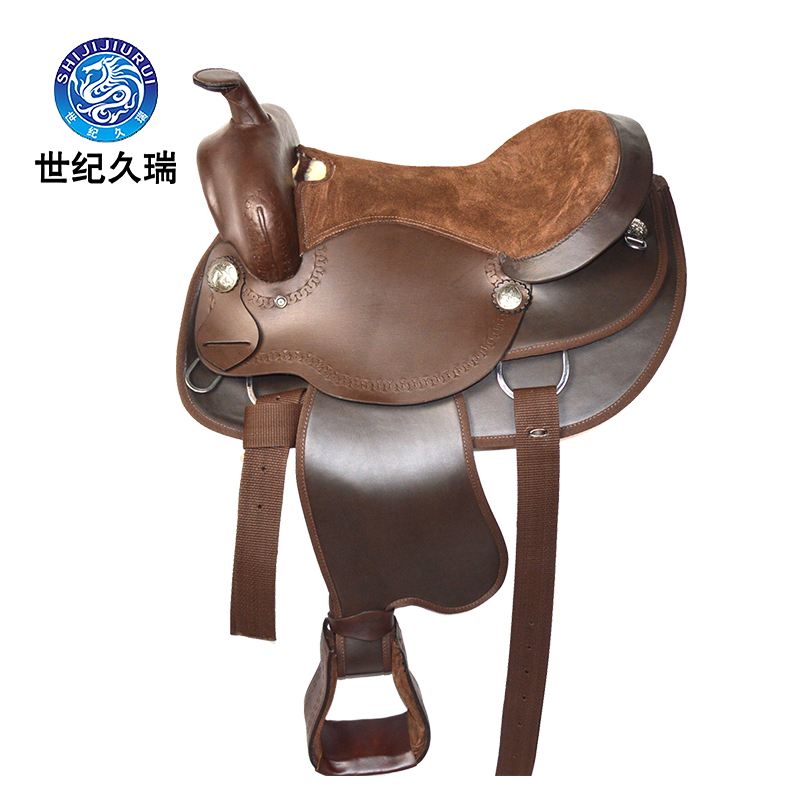 北京世纪久瑞马术用品牛皮尼龙混合西部马鞍子全套包邮西部鞍马具在类目 运动/瑜伽/健身/球迷用品, 马术运动, 鞍具系列, 马鞍中 - 来自Buy2taobao.com提供专业的淘宝代购服务