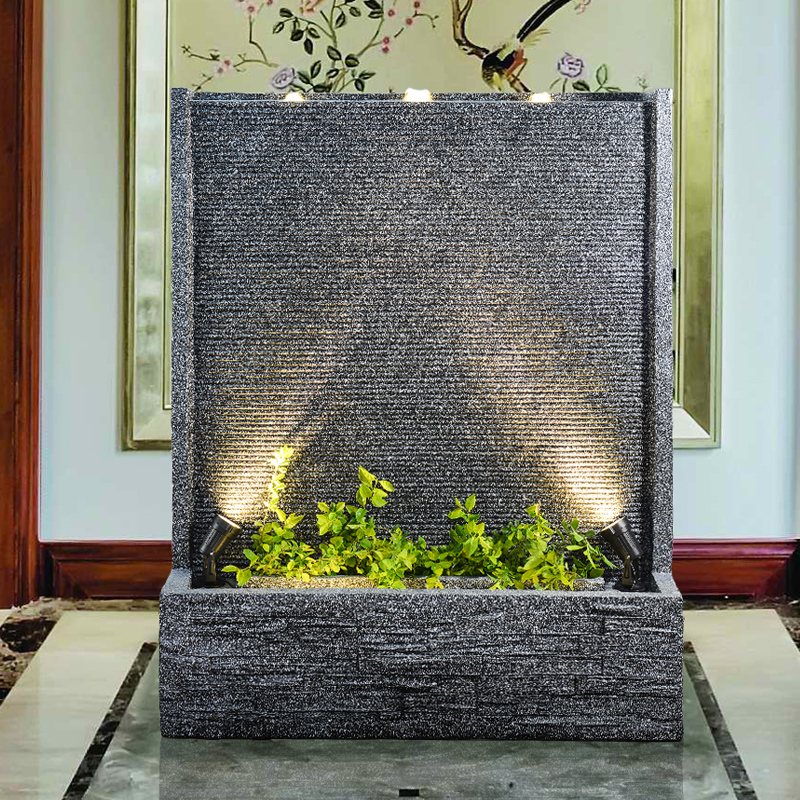 European style Flowing water Decoration Fengshui Lucky originality to ground fountain a living room decorate Recycled water curtain screen Aquariumin the Home accessories , Decoration category - from Buy2taobao.com to provide professional Taobao agent buy service