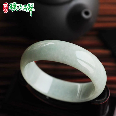 【璞谷翡翠】54冰糯种淡绿贵妃宽条翡翠手镯a货玉镯5239|ruв категории ювелирные изделия/алмаз/жадеит/золото, Джейд (новый), украшения - от Buy2taobao.com для оказания профессиональной услуги покупки агента Taobao