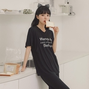 月子服夏季薄款产后坐月子哺乳睡衣春夏孕妇睡衣夏天喂奶家居