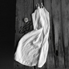 2020春夏棉麻女装文艺双层棉，宽松白色打底中长款吊带连衣裙子