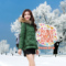 上下架计划:1212棉衣女冬装新款 羽绒棉韩版连帽棉袄 短款时尚棉服外套加厚