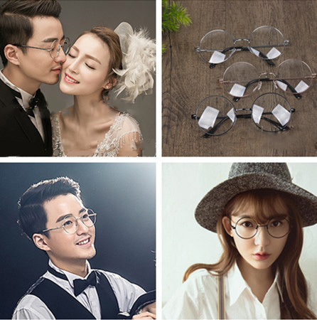 Korean Wedding photography prop glasses circular Prince mirror Retro Wedding dress prop glasses Sunglasses Photo propin the ZIPPO/Swiss Army Knife/Glasses , Sunglasses category - from Buy2taobao.com to provide professional Taobao agent buy service