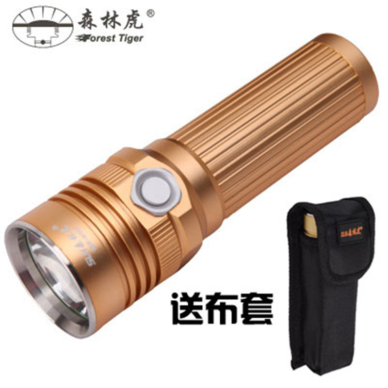 Forest Tiger 553LED Flashlight T6 Super bright Long shot waterproof Camping lights Strong light Military project Flashlightin the Outdoor/Mountaineer/Camping/Travel Goods , Outdoor Lighting , Flashlight category - from Buy2taobao.com to provide professional Taobao agent buy service