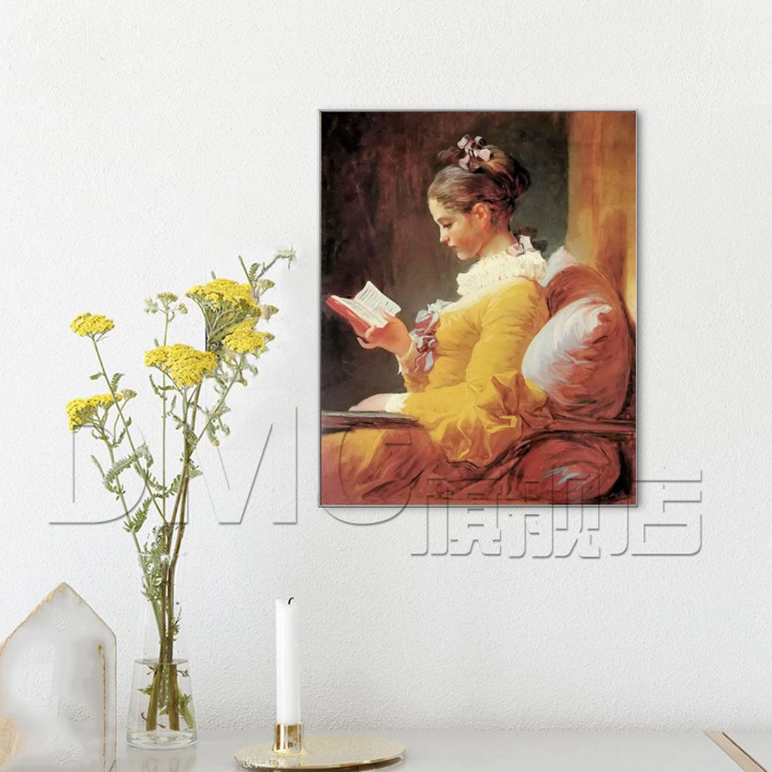 DMC Cross stitch Reading girl character Official quality goods a living room new patternin the Home Fabric , Stitch & Tools Accessories , Cross Stitch Kit category - from Buy2taobao.com to provide professional Taobao agent buy service