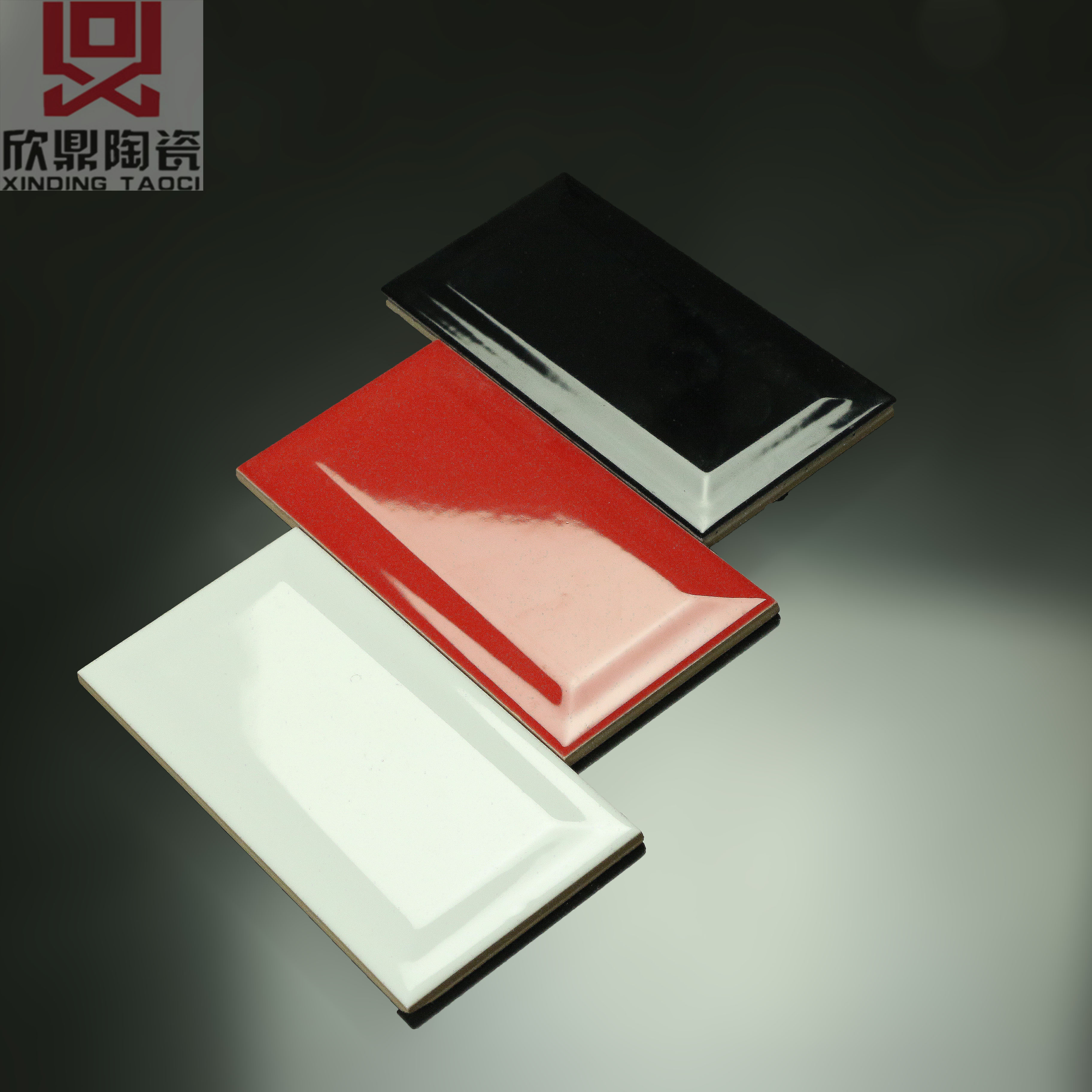 Color tile Bread Brick Subway brick 75*150 Beveled brick Black, white, and red wall tiles kitchen bathroom balconyin the Decoration main material , Ceramic tile , Glazed category - from Buy2taobao.com to provide professional Taobao agent buy service