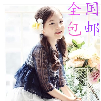 新款女童蕾丝开衫夏季新款儿童空调衫镂空蕾丝外套防晒服镂空披肩在类目 童装/婴儿装/亲子装, 披风/斗篷中 - 来自Buy2taobao.com提供专业的淘宝代购服务