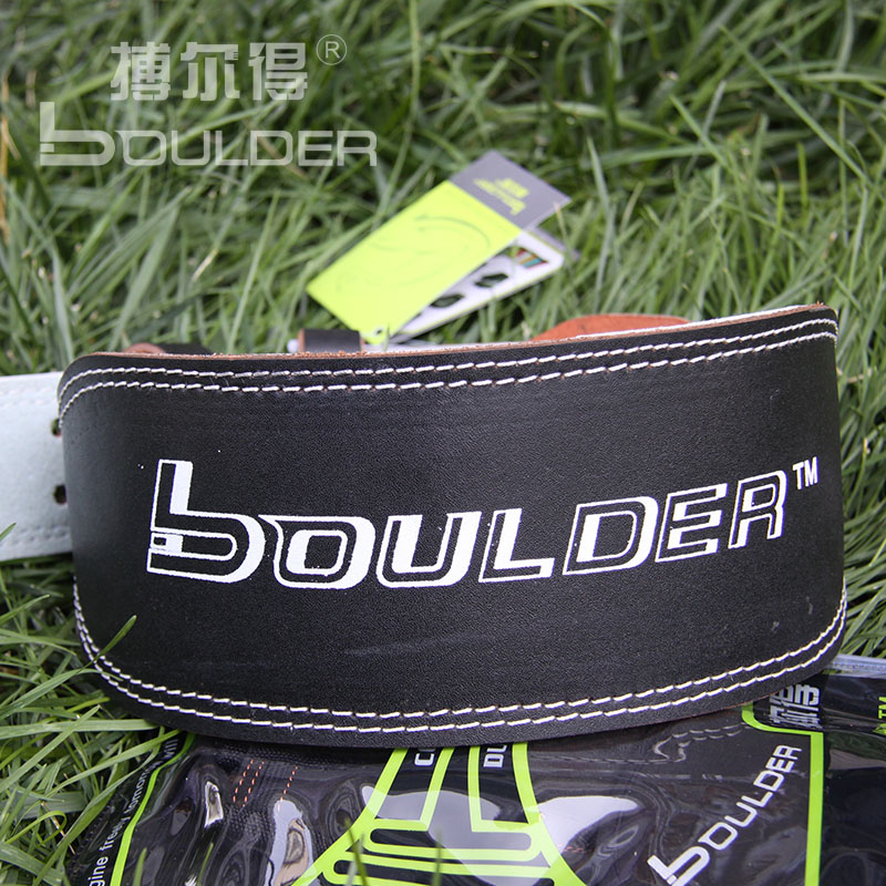 Border Protector/Pure cowhide Black Belt Double skin Double-breasted Fitness Belt Weightlifting Beltsin the Sports/Yoga/Fitness/Fans supplies , Sports Safety category - from Buy2taobao.com to provide professional Taobao agent buy service