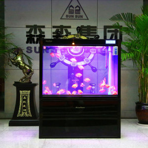 森森鱼缸水族箱生态鱼缸金鱼缸玻璃中型底过滤