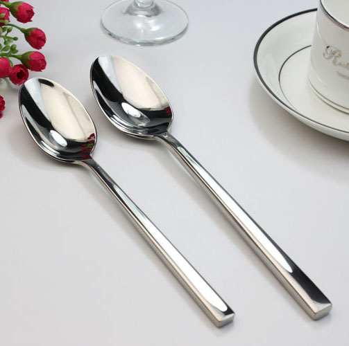 Lightly Specials!Exports tableware Hema 18/10 Stainless steel Western spoon solid Square shank Cutlery Spoon ricein the Tableware , Tableware , Western spoon category - from Buy2taobao.com to provide professional Taobao agent buy service