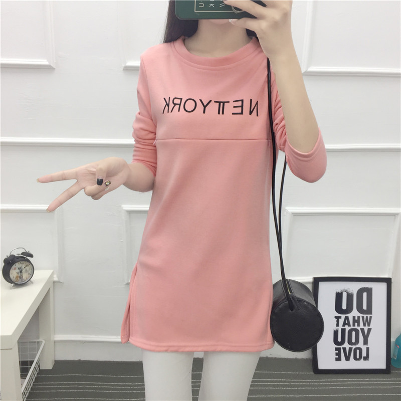 Nursing clothes go out Spring Mid length version jacket fashion Breastfeeding t-shirt Thin section Long sleeve pure cotton postpartum Nursing clothesin the Maternity/Maternal supplies/Nutrition , Tracksuit/Nursing equipment/Autumn clothes , Tracksuit tops category - from Buy2taobao.com to provide professional Taobao agent buy service