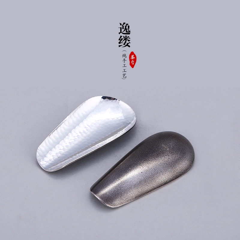 泰国进口99纯银茶铲茶勺茶则圆锤纹纯手工茶具茶道配件圆锤纹|ruв категории посуда, чайный сервиз, Садо/ноль - от Buy2taobao.com для оказания профессиональной услуги покупки агента Taobao