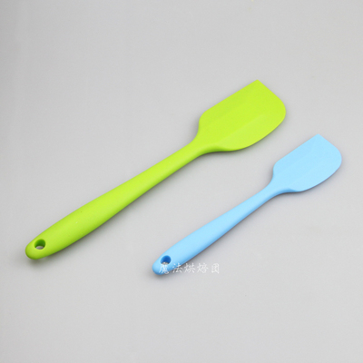 烘焙工具 一体式硅胶/橡胶刮刀 蛋糕刮刀 奶油抹刀 搅拌刀