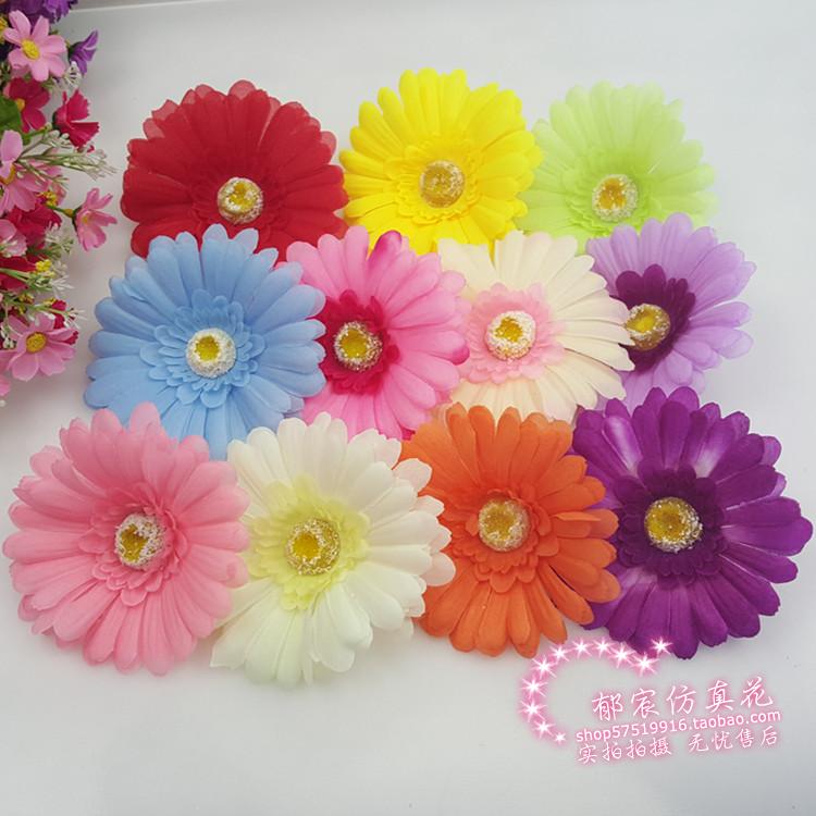 仿真花非洲菊花头绢花花朵拍手工DIY头饰包饰装饰花儿童舞蹈头花|ruв категории доставка цветов/цветок моделирования/растения садоводства, искусственные цветы/растения/фрукты и овощи готовой продукции (новая), искусственные цветы - от Buy2taobao.com для оказания профессиональной услуги покупки агента Taobao