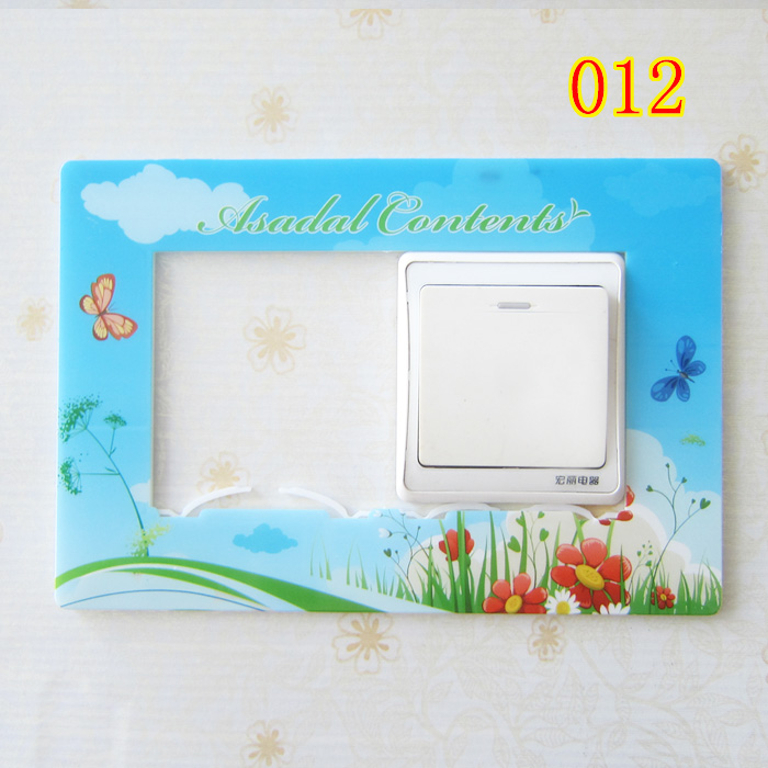 Plastic Cassette Switch Sticker Switch Cover Acrylic switch dust cover Socket sets Wall Stickers 6in the Home Fabric , Dust protection cover , Switch Cover category - from Buy2taobao.com to provide professional Taobao agent buy service