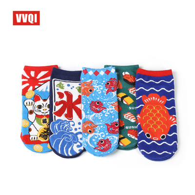 夏季薄款可爱原宿学院风船袜女日系纯棉浅口韩国短筒短袜隐形袜子