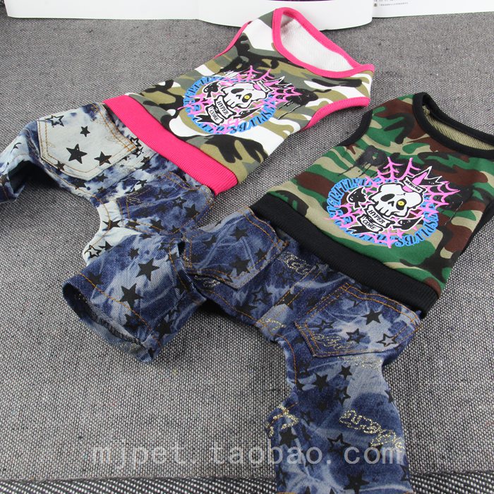 cowboy vest Four feet Jia Ming Pets Clothes & Accessories spring and autumn Dogs clothes Bichon Chihuahua Teddy camouflage Spring and summerin the Pet/Pet food and supplies , Pet apparel and accessories , Pet clothing/Raincoat category - from Buy2taobao.com to provide professional Taobao agent buy service