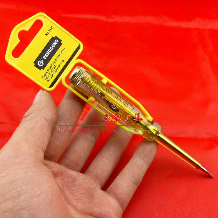 Boutique Peng Engineering Tools Household Transparent handle Test pencil Test pencil/bolt driver Pen test pencilin the Hardware/Tool , Hand Tools , Electronic and electrical tools , Test pencil category - from Buy2taobao.com to provide professional Taobao agent buy service