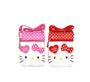 韩国进口 Hello Kitty 凯蒂猫童斜挎包手机小背包零钱包手机袋