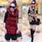 上下架计划:欧洲站大码女装马甲羽绒服 2014韩版秋冬百搭显瘦坎肩羽绒马夹女